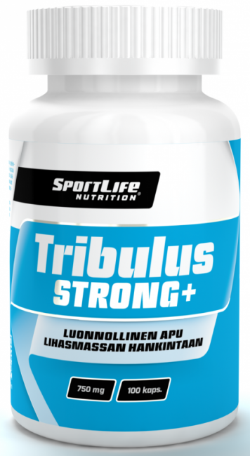 Tehonlisäysvalmiste, SportLife Tribulus Strong+ 750mg / 100 kaps.