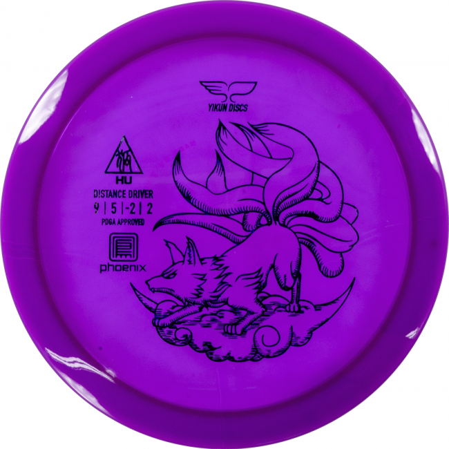 Yikun Phoenix Line Hu Frisbeegolfkiekko, violetti