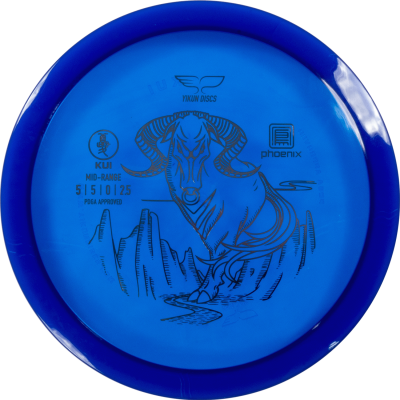 Yikun Phoenix Line Kui Midari Frisbeegolfkiekko, sininen